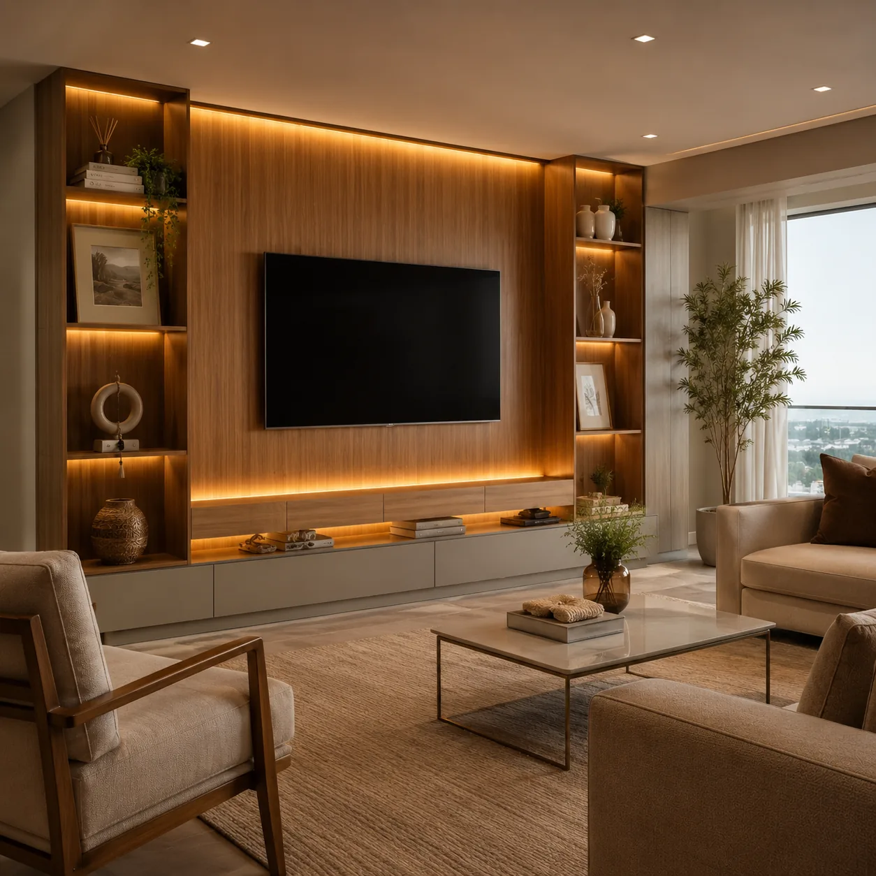 Interior projetado pela Ágape